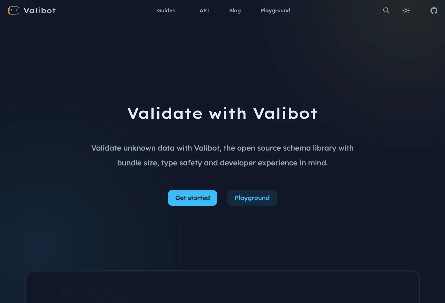 Valibot: The modular and type safe schema library